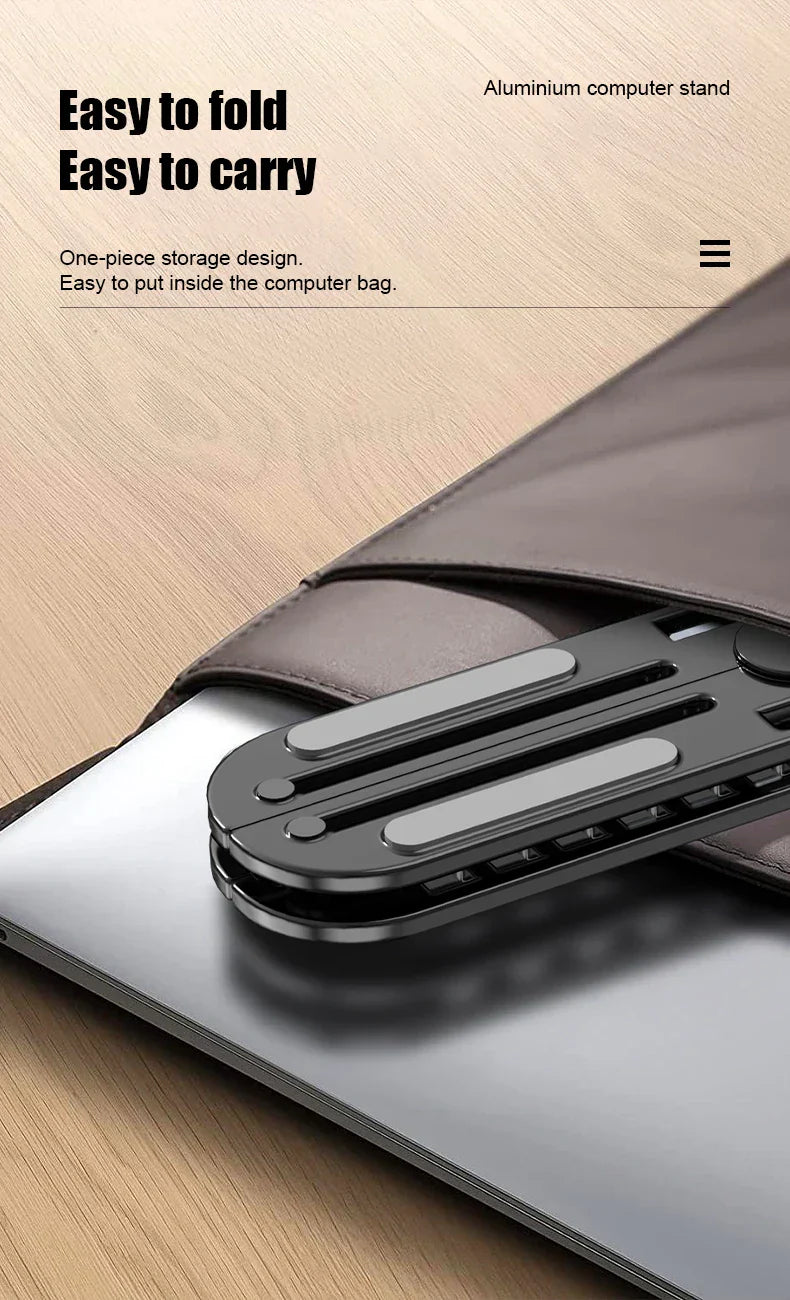 Justerbart Hopfällbart Laptopställ