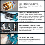 Sladdlös handdammsugare – passar Makita 18V batteri