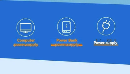 Mini USB-tuuletin lampulla – kannettava ja ladattava