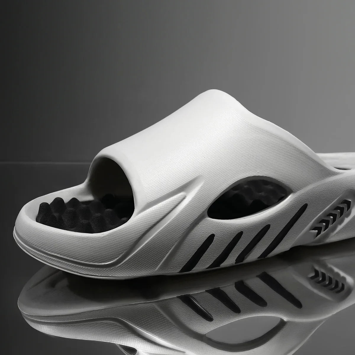 Herrsandaler – halkfria sommar-/badtofflor unisex