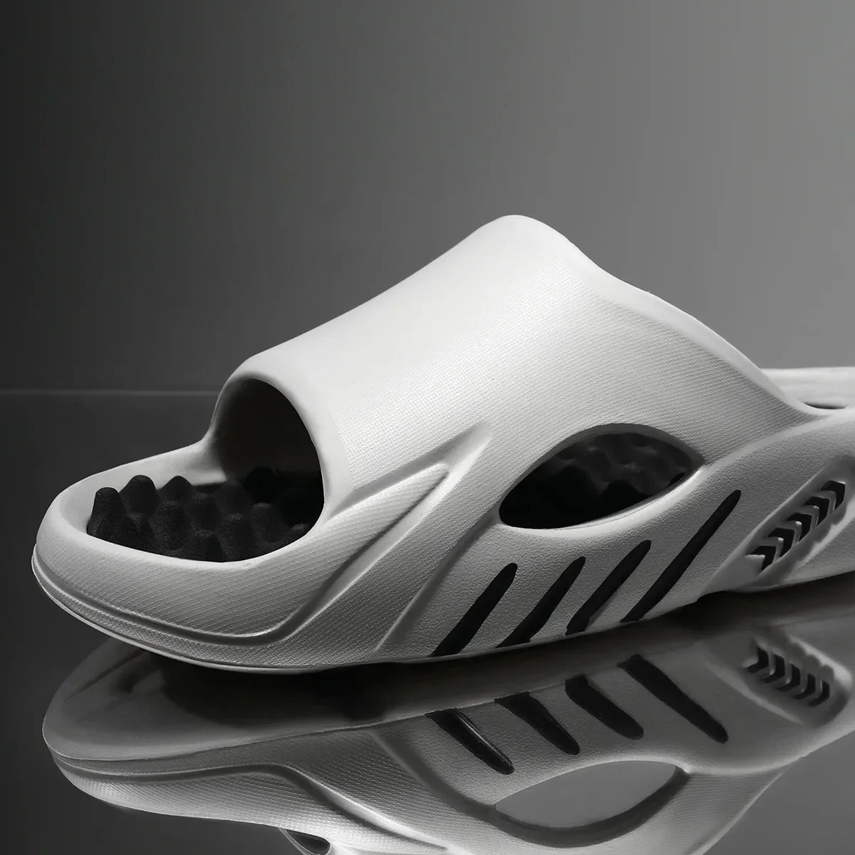 Herrsandaler – halkfria sommar-/badtofflor unisex