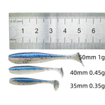 Mikro beten – 50 st mjuka jiggar för abborre & gädda