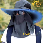 Hengittävästä kankaasta valmistettu aurinkohattu – kokoontaitettava ulkohattu vaellukseen ja kalastukseen