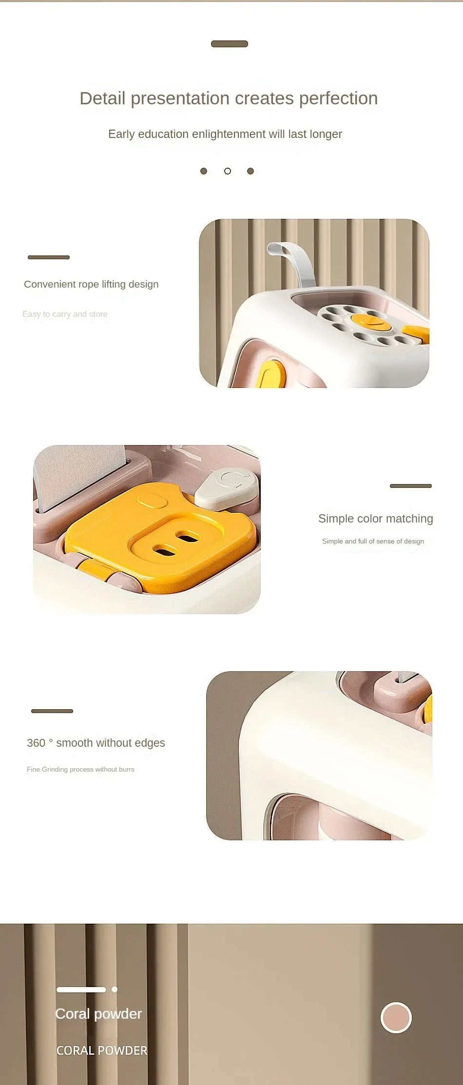 Montessori Leksak – Sensorisk aktivitetsleksak för barn 1–6 år