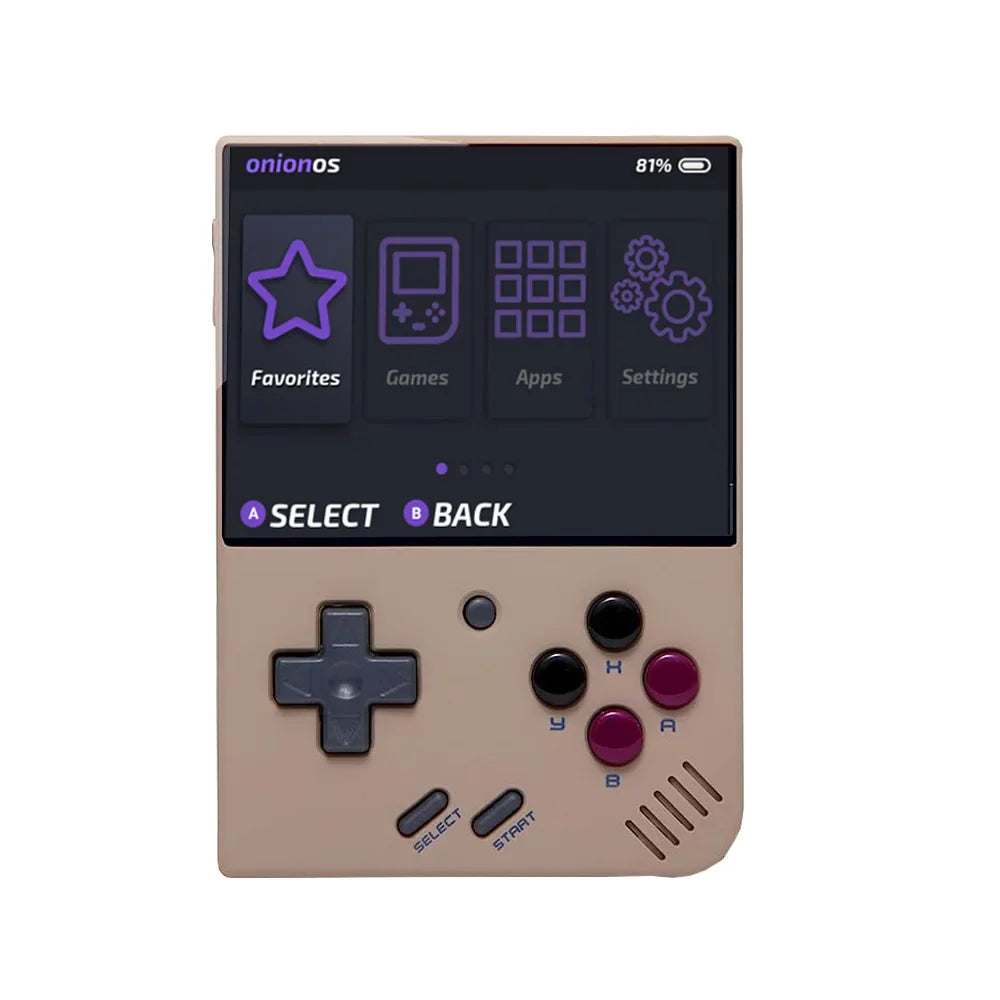 RetroPlay Mini+ – handhållen spelkonsol 3,5” skärm (64–128 GB, Onion OS)