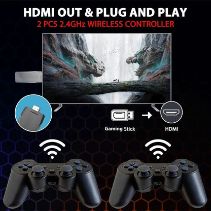 Game Stick, jossa on paljon klassikkopelejä 