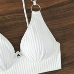 Bikini – push-up brasiliansk bikini med hög midja