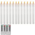 LED stearinljus med timer & fjärrkontroll – fladdrande låga