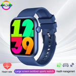 Smartklocka Nova (2,01” AMOLED – sport & hälsa, vattentät)