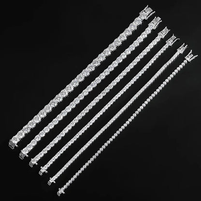 Armband Elin (tennisarmband 2 mm med gnistrande stenar)