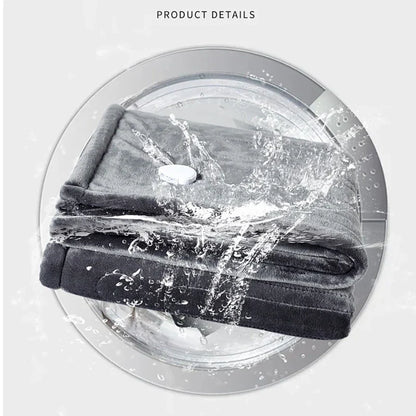 Smart Elektrisk Filt – Flanell och Lammskinn