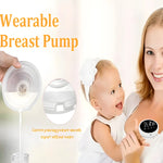 Elektrisk bröstpump – handsfree dubbelsidig bärbar bröstpump