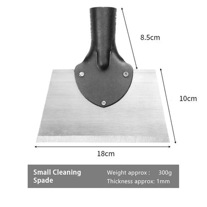 Ogrässkyffel i metall 30 cm – rostfri trädgårdsskyffel för mossa & ogräs