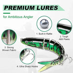 Fiskedrag – ledad wobbler för gädda, abborre & öring