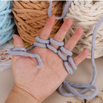 Chenillegarn 2 st – tjockt mjukt garn för filtar, tröjor & halsdukar