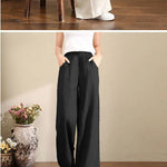 Vida linnebyxor för kvinnor