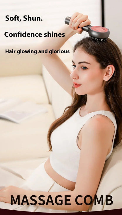 GrowComb™ – Elektrisk Hårbottenmassage med Rött Ljus