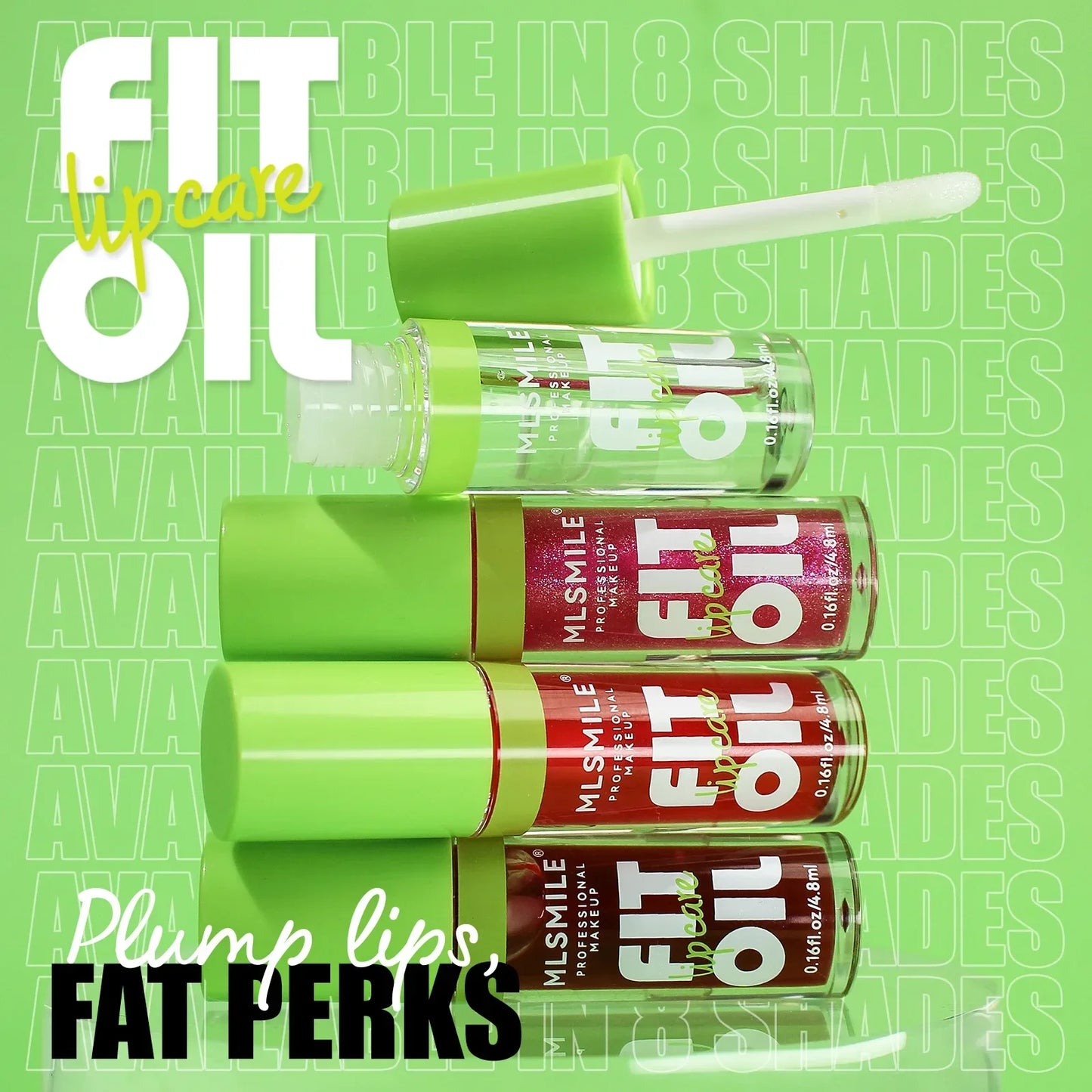 Flytande matt läppstift – 8 färger, vattenfast läppglans