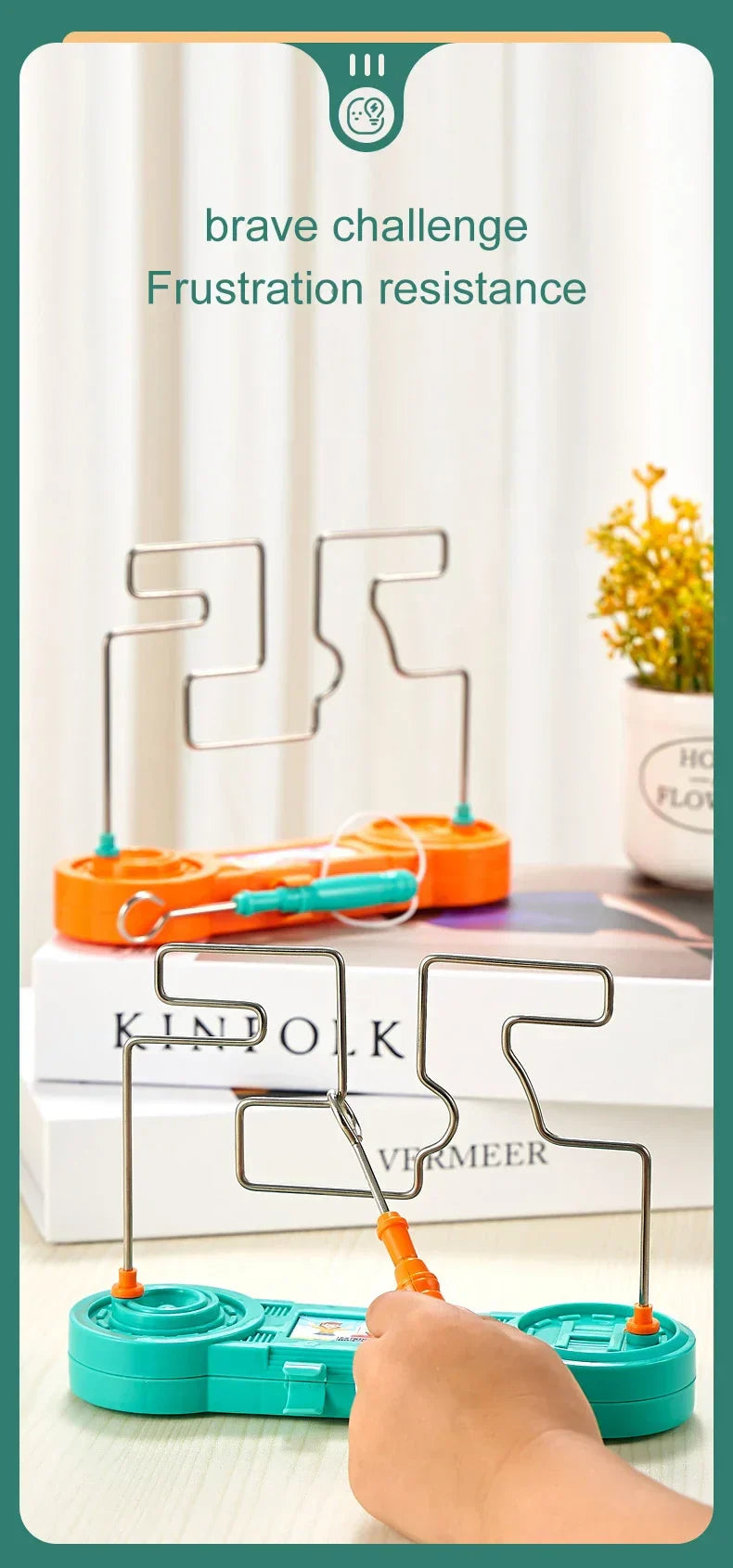 Elektriskt labyrintspel – rolig utmaning med ljus & ljud