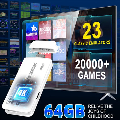 GameStick – Kädessä pidettävä 4K-pelikonsoli 