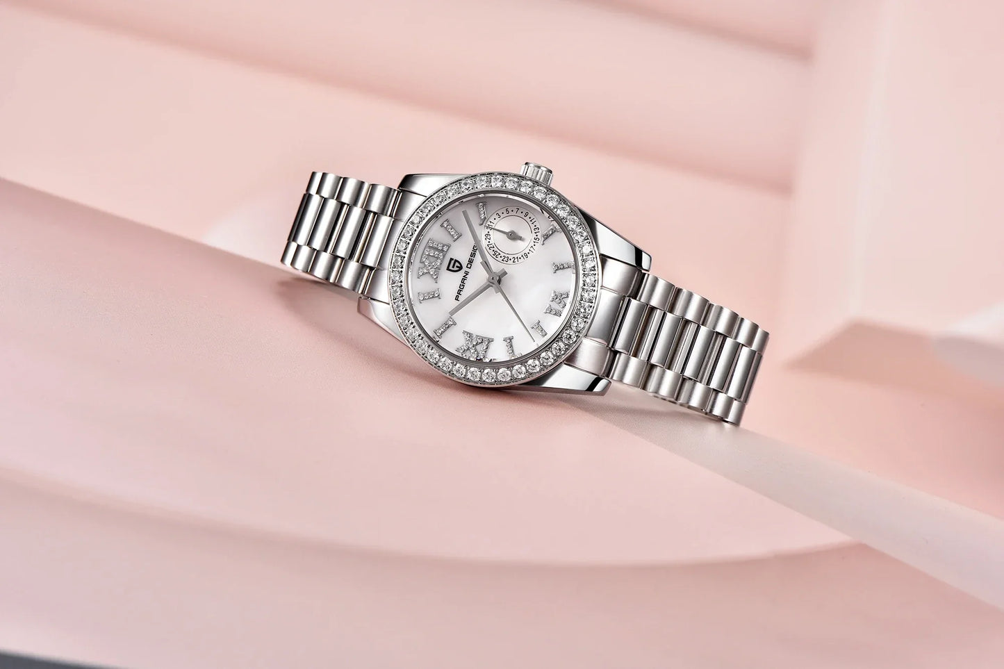 Klocka Lovisa (elegant damklocka 32 mm med safirglas & vattenskydd)