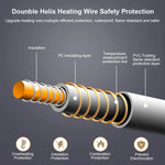 Elektrisk Värmefilt med Termostat – Dubbla Kroppsvärmare