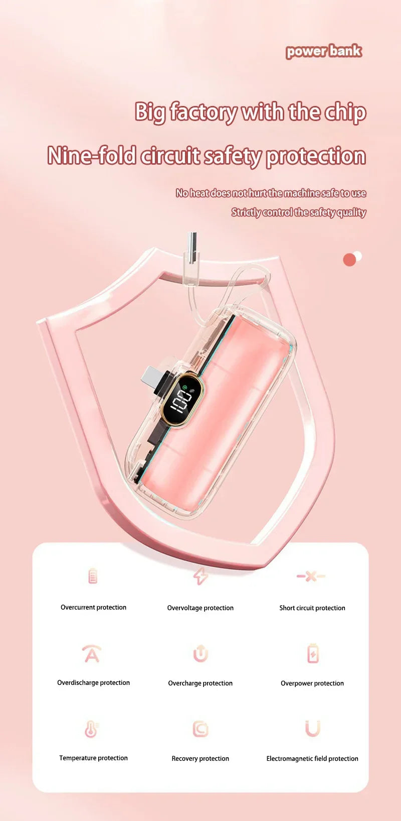 Mini Powerbank 30000mAh – Snabbladdning