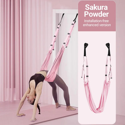 Yoga stretchband – elastiskt träningsredskap för ben & midja