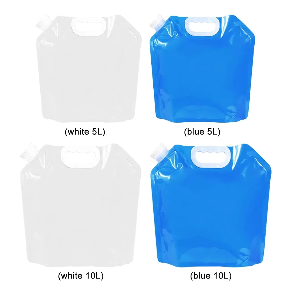 Hopfällbar vattenpåse – campingdunk för vattenförvaring 5–10 liter