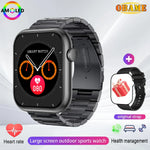 Smartklocka Nova (2,01” AMOLED – sport & hälsa, vattentät)