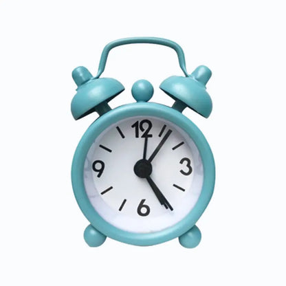 Mini väckarklocka i metall – bordsur & dekoration