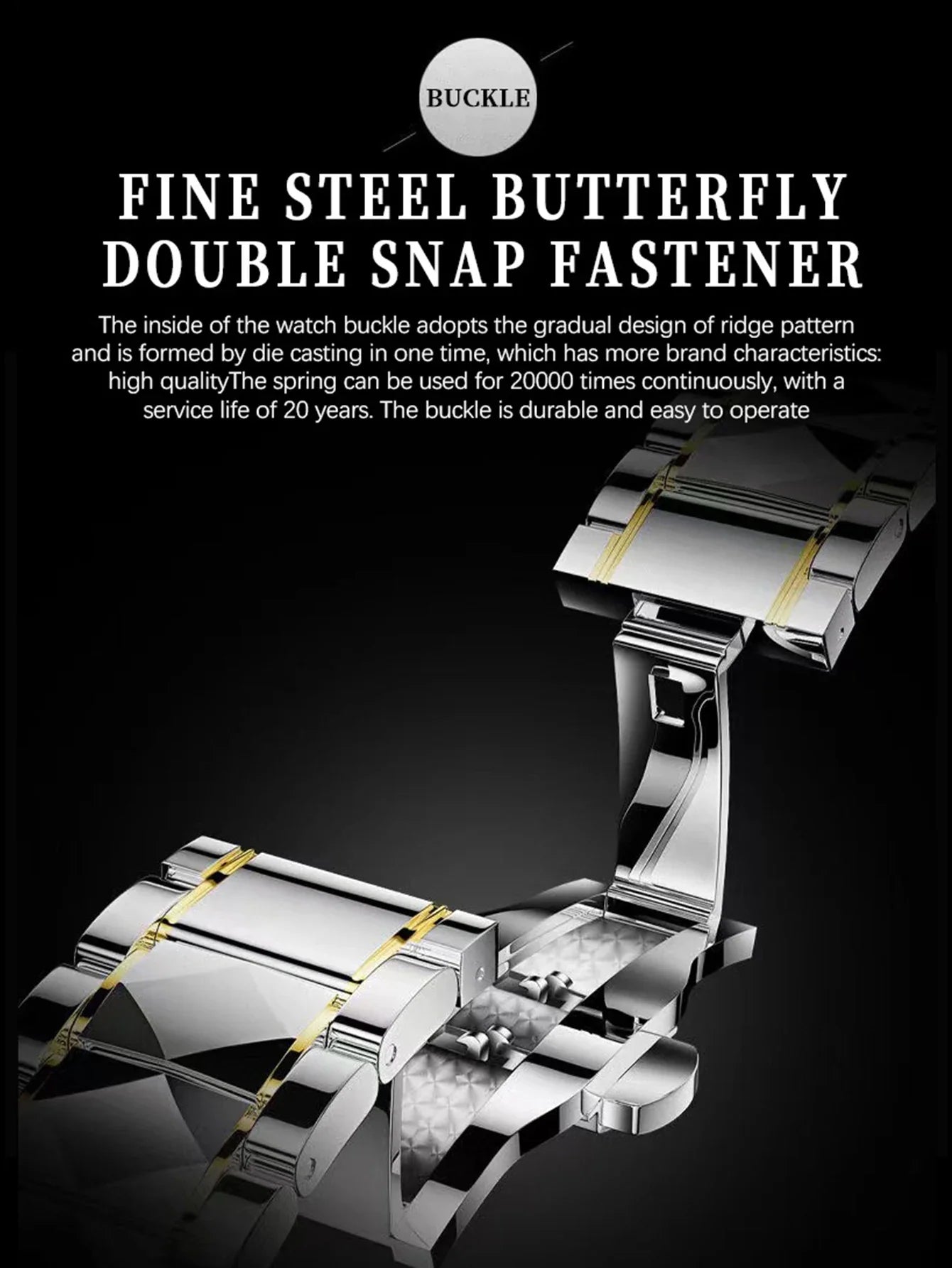 Klocka Ingrid (damklocka i silverfärg med datum & vattenskydd)