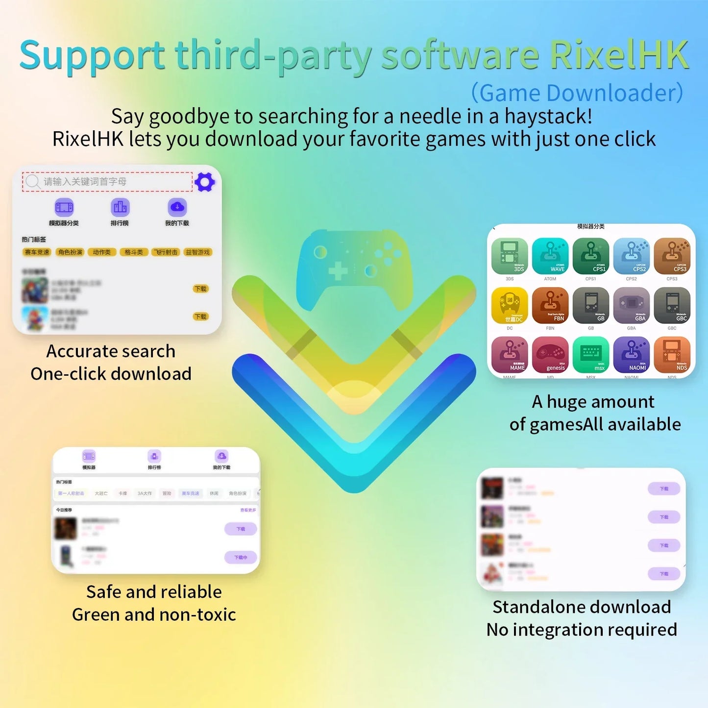 RetroSpel 40XXV – spelkonsol 4” IPS med WiFi & streaming