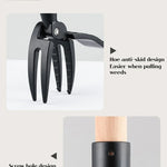 Portabel ogräsrensare – handverktyg för rötter och ogräs (utan skaft)