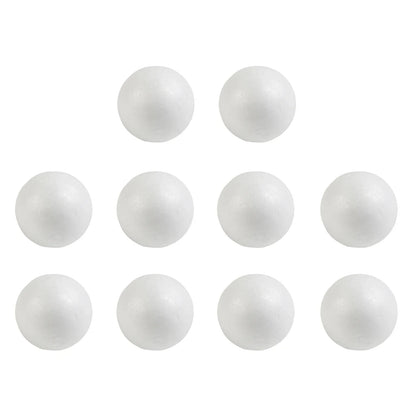 Polystyrenkulor – frigolitbollar för pyssel & dekoration (10 st, 50–100 mm)