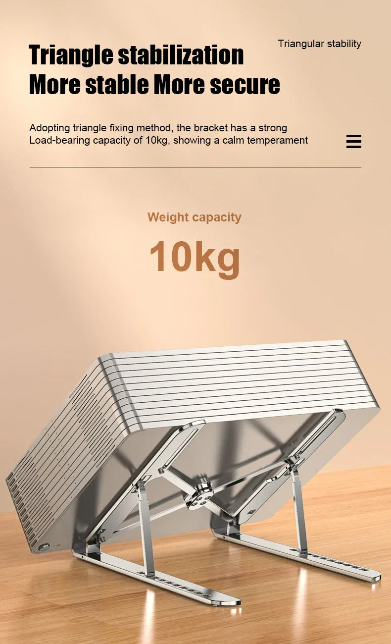 Justerbart Hopfällbart Laptopställ