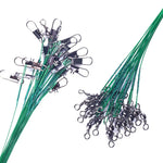 Stålvajer tafsar – starka fiskelinor med snap-lås