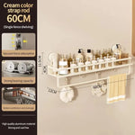 Kylpyhuoneen kulmahylly imukupilla – ilman porausta