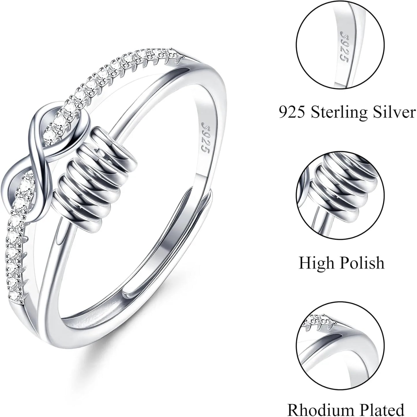 Snurrpärla ring – mot oro