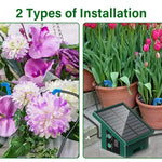 Solcellsbevattning – automatisk droppbevattning för balkong & trädgård