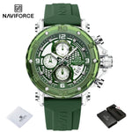 Klocka Marcus (sportig herrklocka med silikonarmband & kronograf)