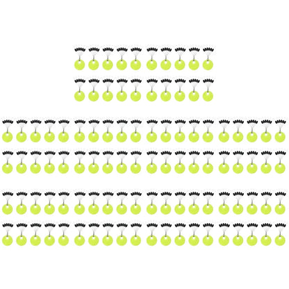 Gummistopp till fiskelina – 60 st space beans
