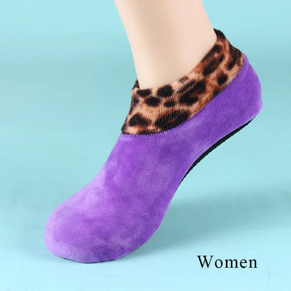 Varma herrsockor – halkfria innesockor i fleece