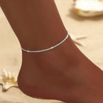 Fotlänk Linnea (kedja med zirkoner – vattentålig design)