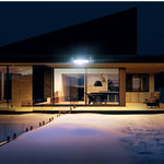 190 LED Solcellslampa med Rörelsesensor – 4 Ljuslägen & Vattentät Väggbelysning