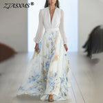 BlomKlänning™ – Elegant Boho Klänning med V-Ringning