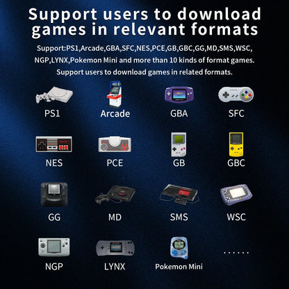 RetroSpel Mini – bärbar spelkonsol (64 GB)