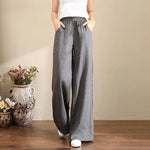 Vida linnebyxor för kvinnor