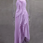 Elegant Off-Shoulder klänning – Öppen Rygg