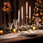 LED stearinljus med timer & fjärrkontroll – fladdrande låga